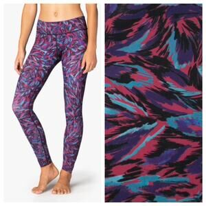 Beyond Yoga Leggings Small Brushwork Print 28" Inseam